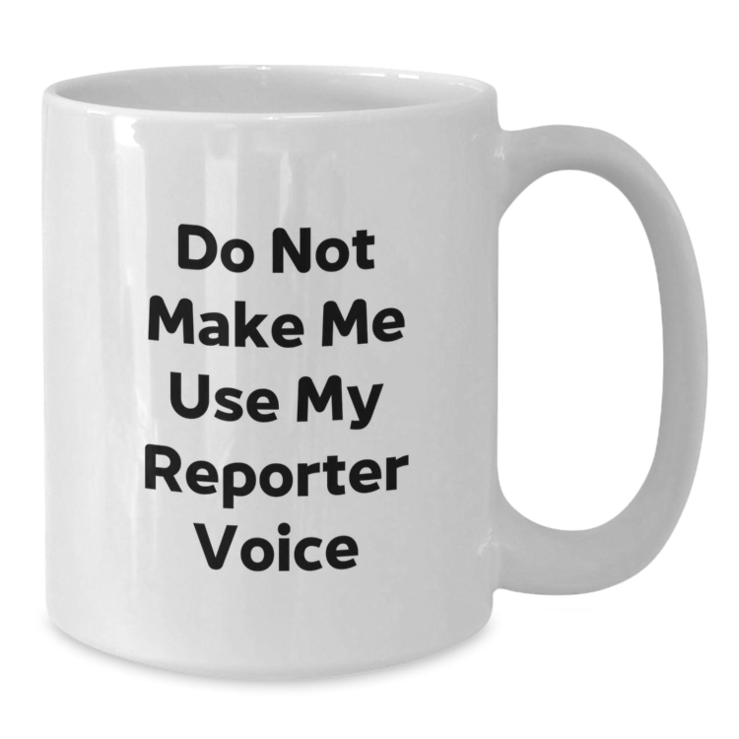 Reporter Keepsake White Coffee Mug Birthday Gift for Him - Additional