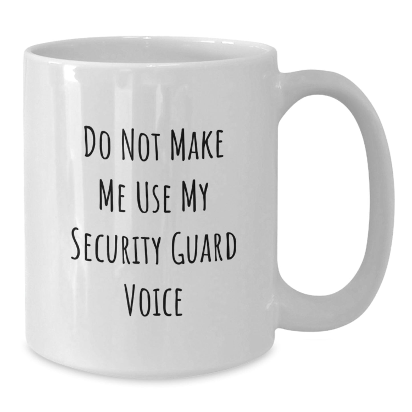 Security Guard White Mug for a Best Friend Companion Birthday Gift - Additional