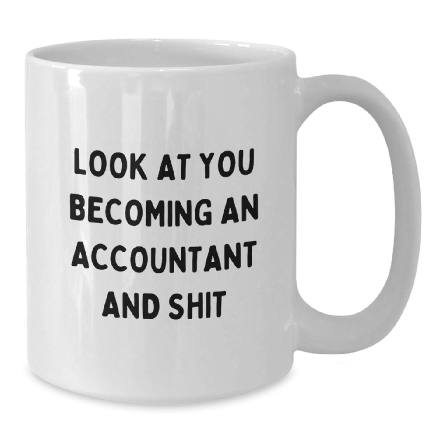 Birthday Gift for Her Accountant White Mug Present - Additional