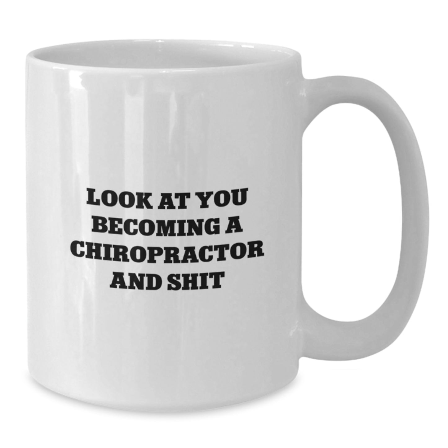 Chiropractor Keepsake Ceramic White Coffee Mug for Him Birthday Gift - Additional