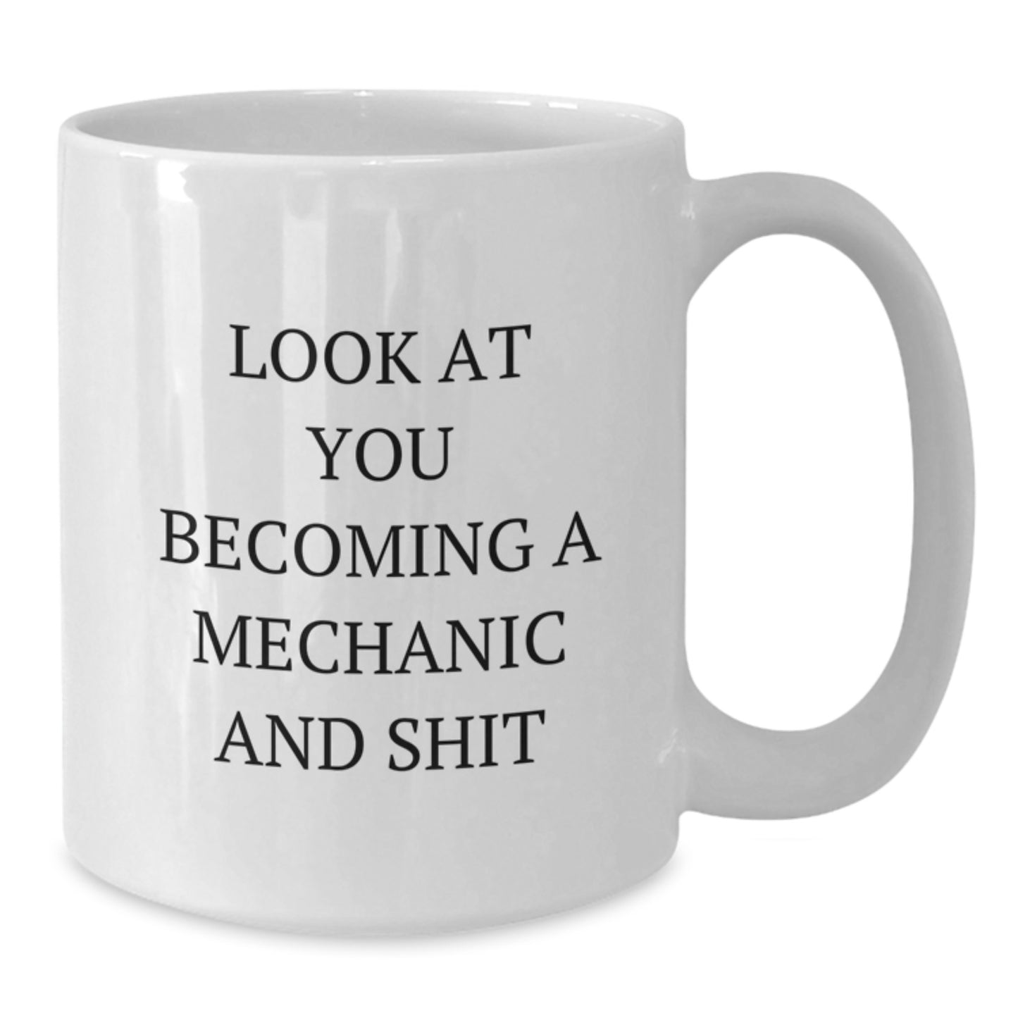 Birthday Gift Mechanic White Coffee Mug for Her Present - Additional