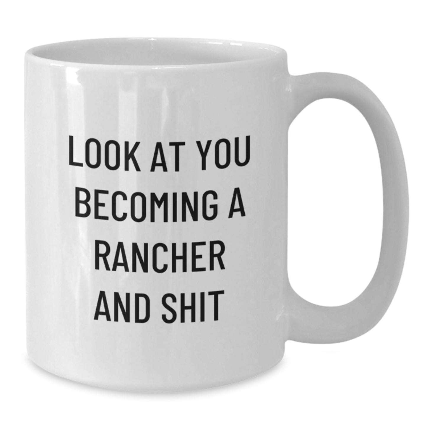 Rancher Novelty Mug for Friends Birthday Gift – 11oz White Ceramic - Additional