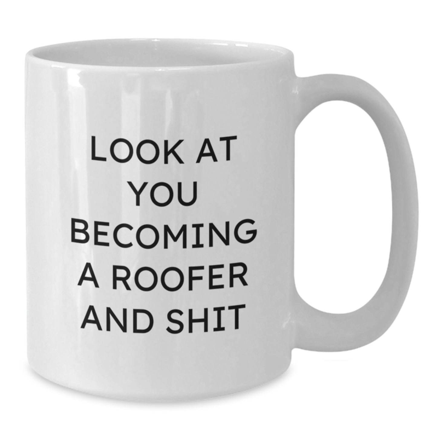 Roofer Keepsake Mug for Him Birthday Gift White 11oz Ceramic Microwave - Additional