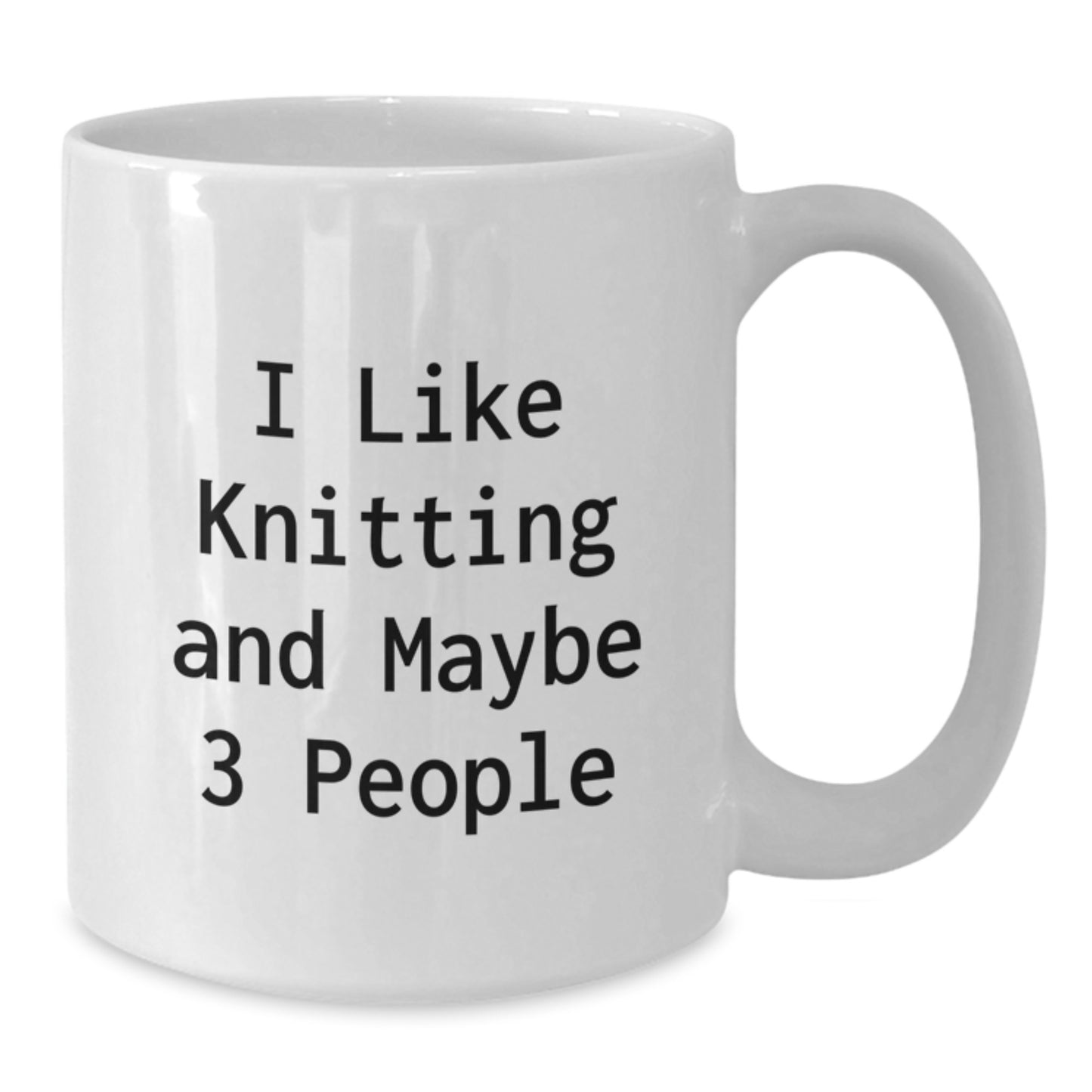 Knitting Keepsake Mug for Him Birthday Gift 11oz White Ceramic - Additional