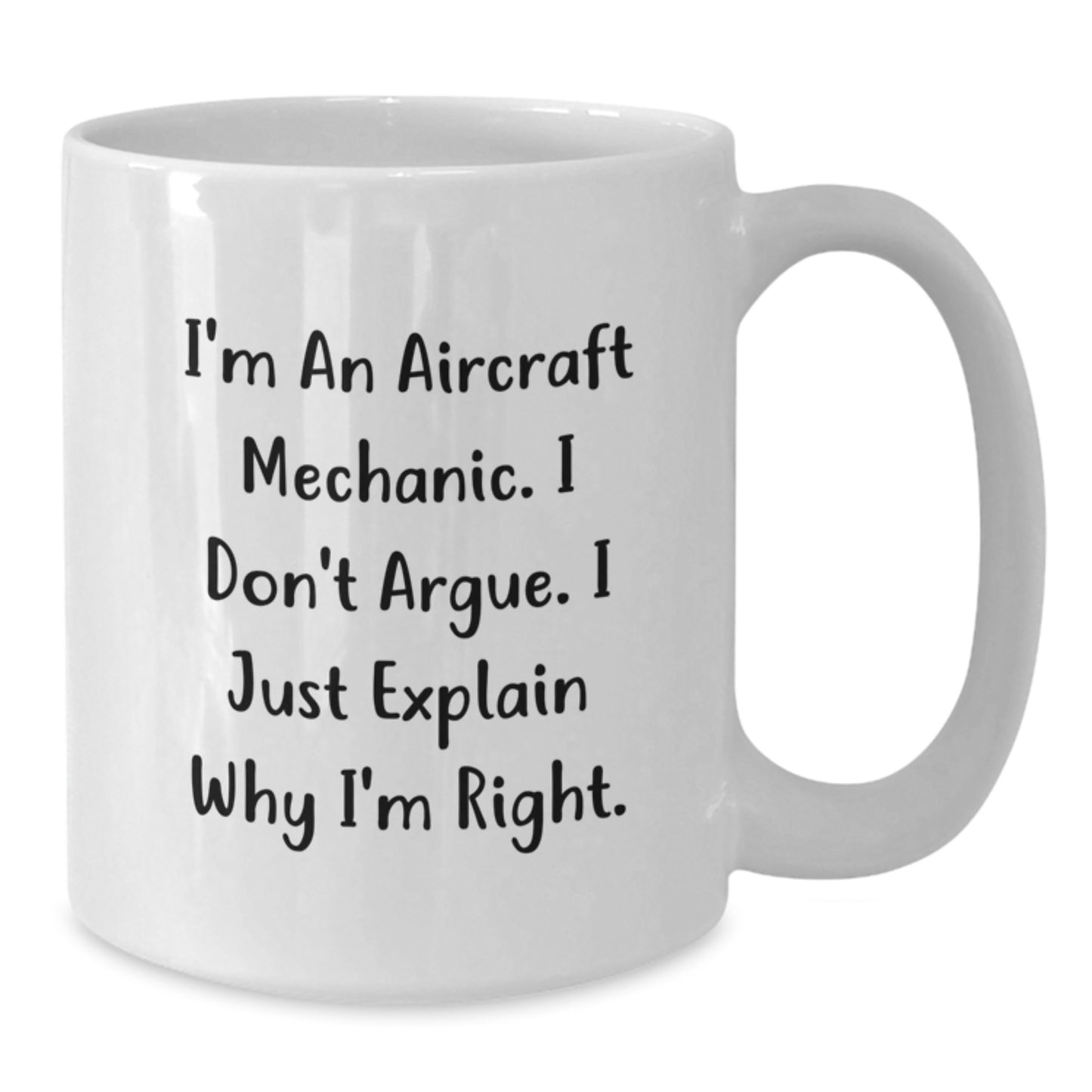 Witty Aircraft Mechanic Novelty Mug for Friends Birthday Gift - Additional