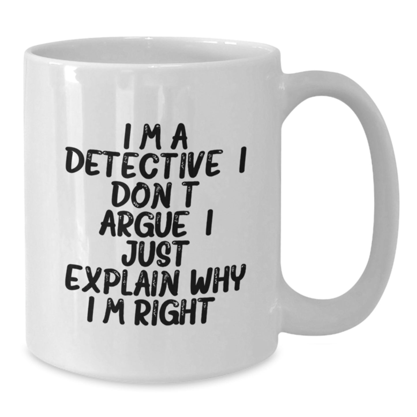 For Him Detective Keepsake Birthday Gift Mug Ceramic 11oz Microwave Safe - Additional
