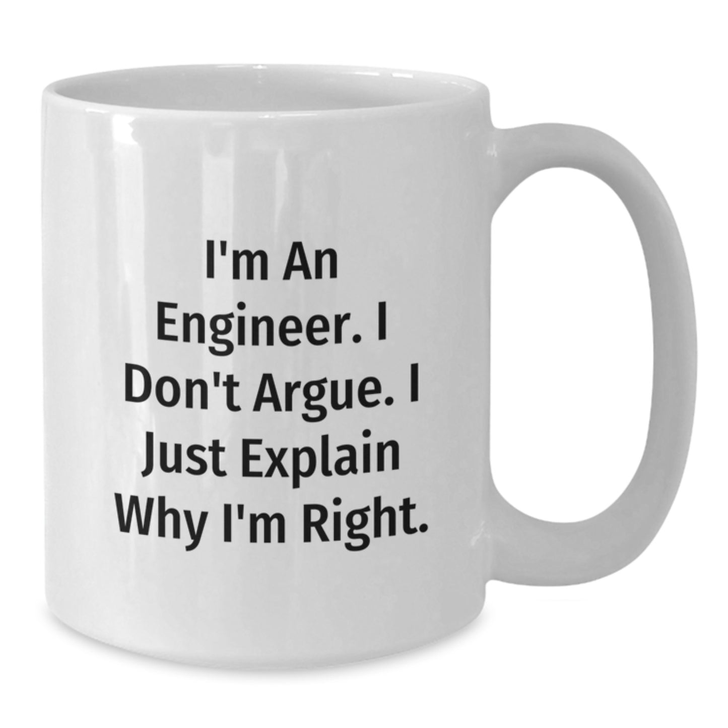 Engineer Keepsake Premium Ceramic White Coffee Mug for Him Birthday Gift - Additional