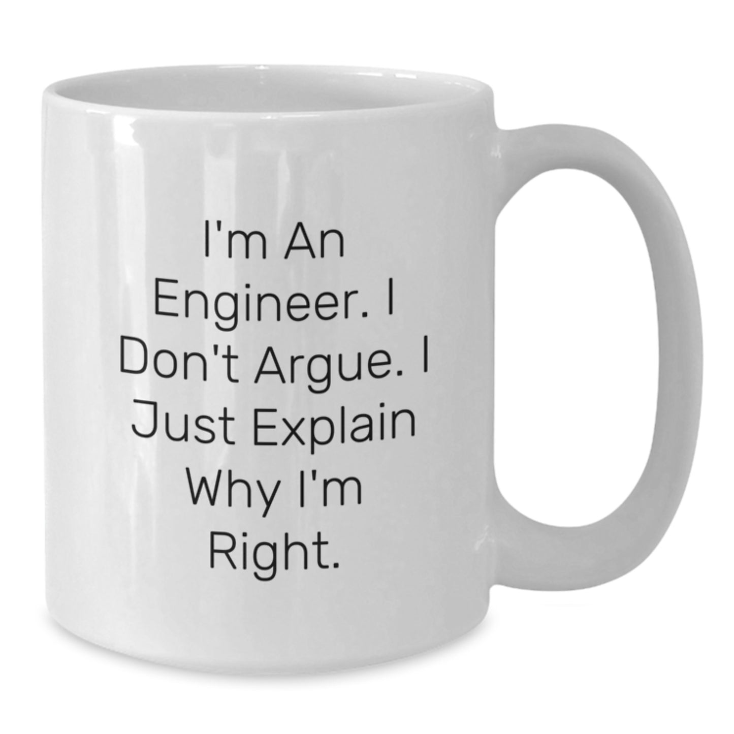 Birthday Gift Engineer Keepsake White Coffee Mug for Her - Additional