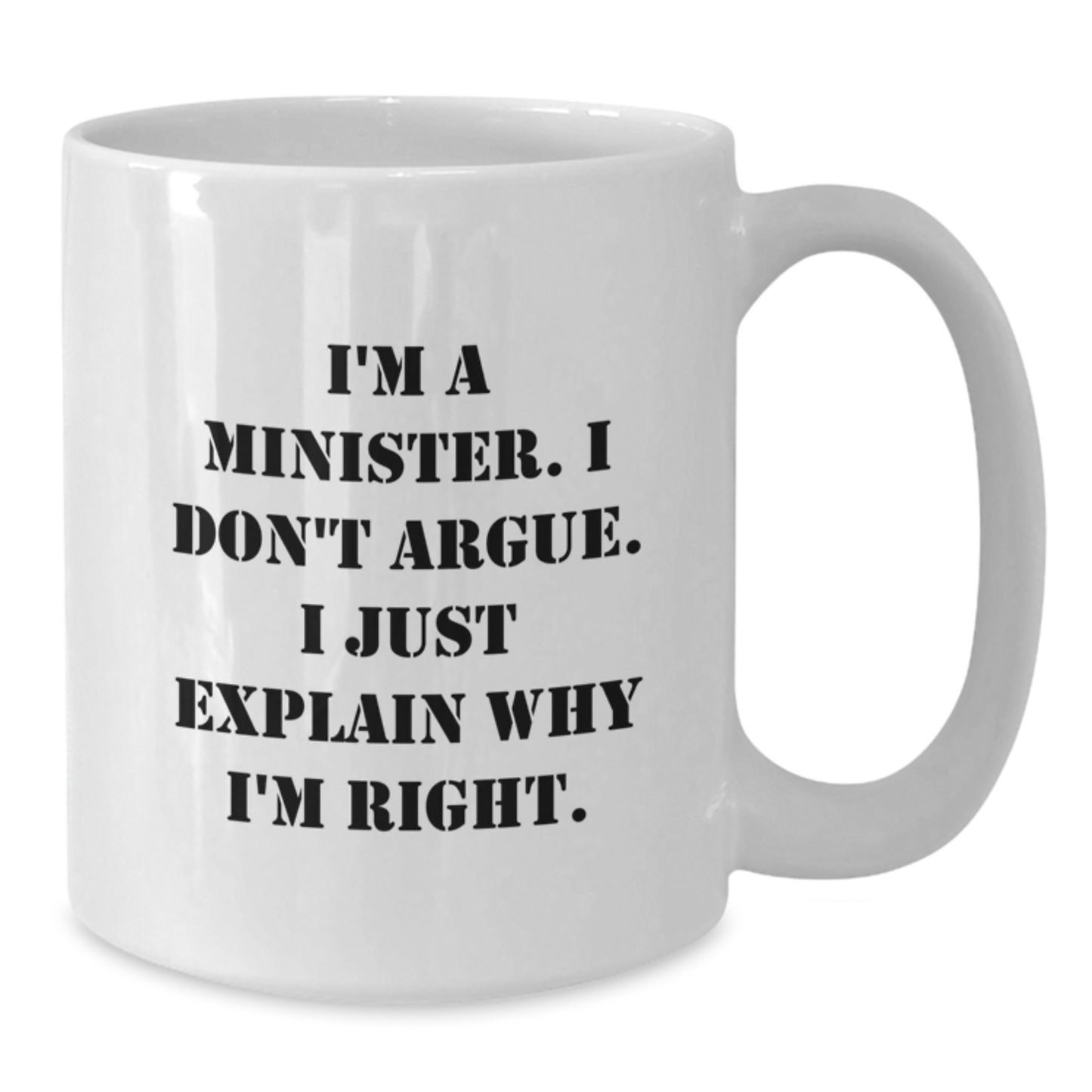 Minister Keepsake White Coffee Mug for Him Birthday Gift Ceramic 11oz - Additional