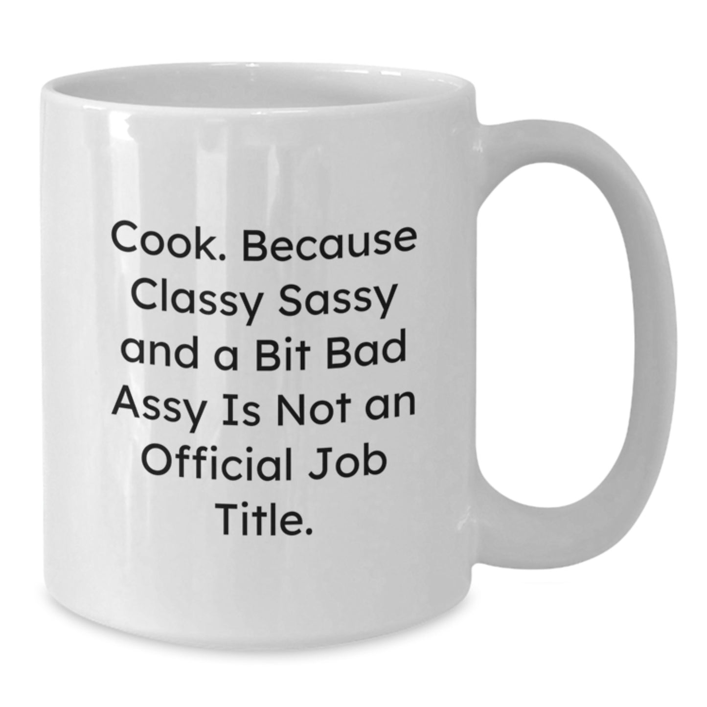 Birthday Gift Cook White Coffee Mug for Her Present, 11oz and 15oz - Additional