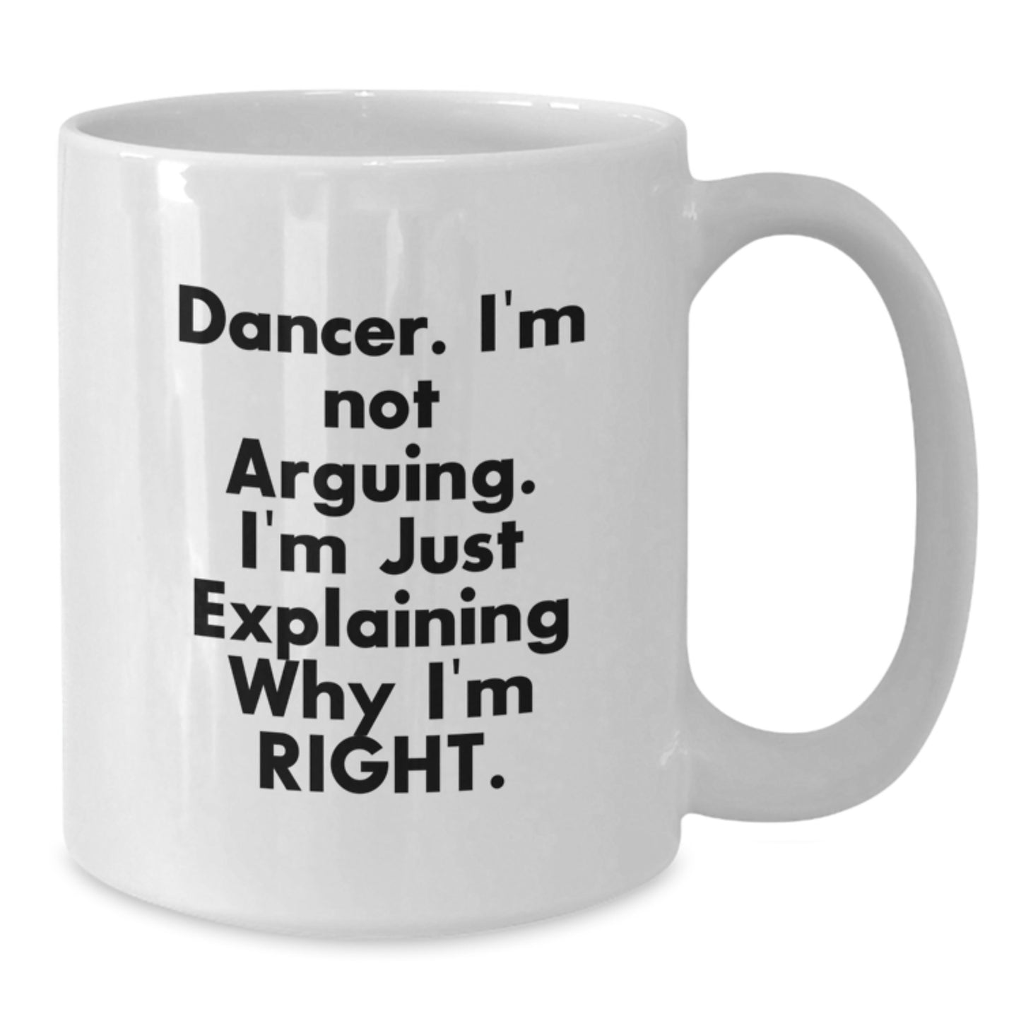 Funny Dancer Gifts for Her, White Coffee Mug, Graduation Unique Gifts from Mom - Additional
