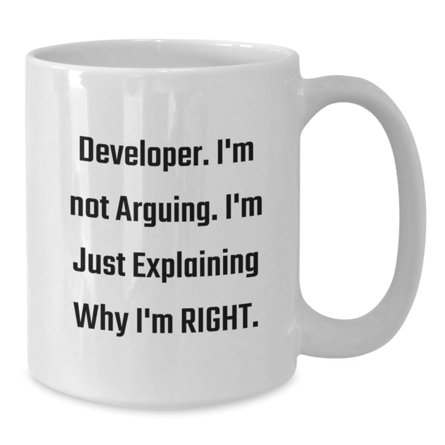 Funny Developer Gifts from Mom, Inspirational White Coffee Mugs for Developer, Mother's Day Unique Gifts for Developer Friends - Additional