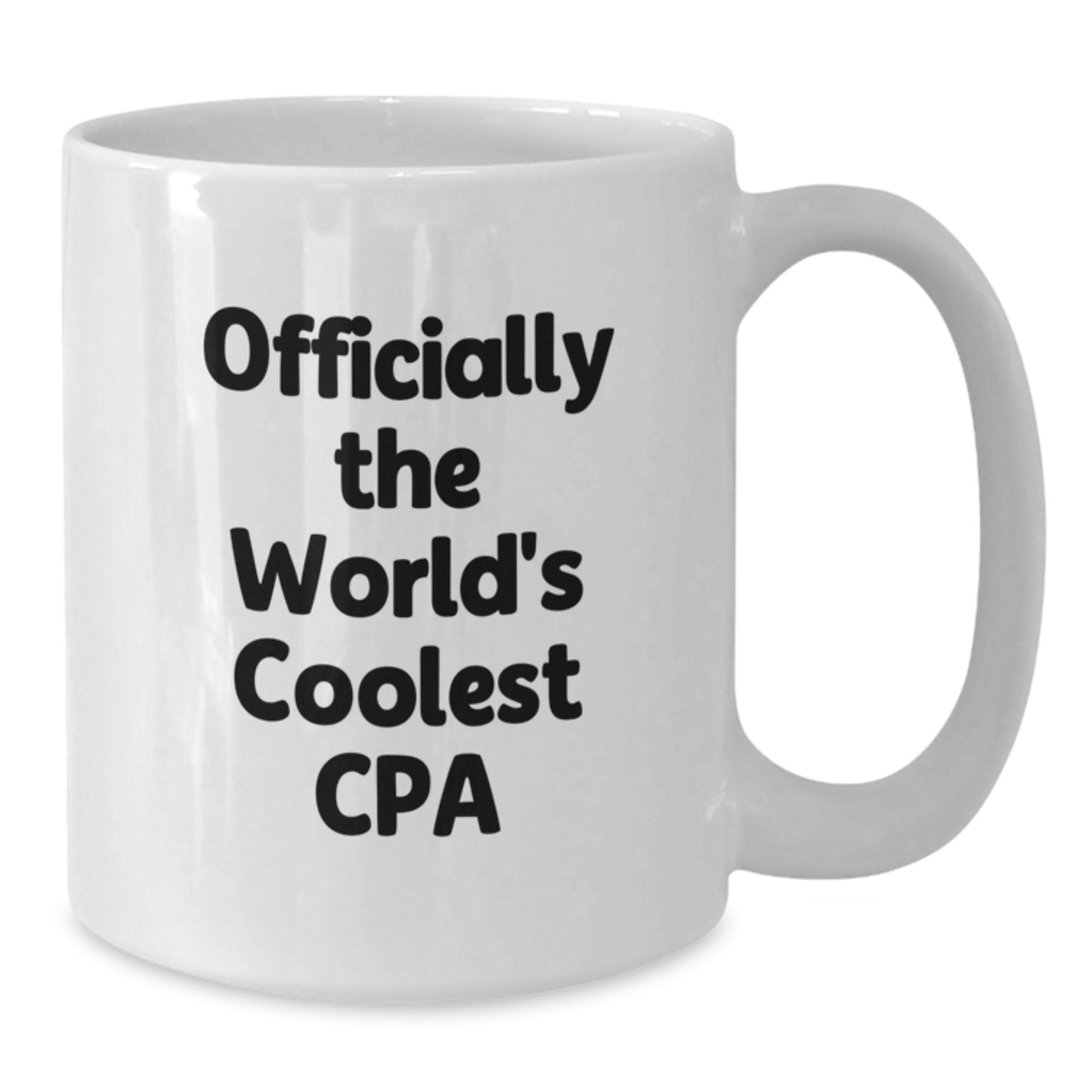 Unique Gifts for CPA Graduates, Funny White Coffee Mugs, Officially The World's Coolest Cpa Quote, Gifts from Friends - Additional