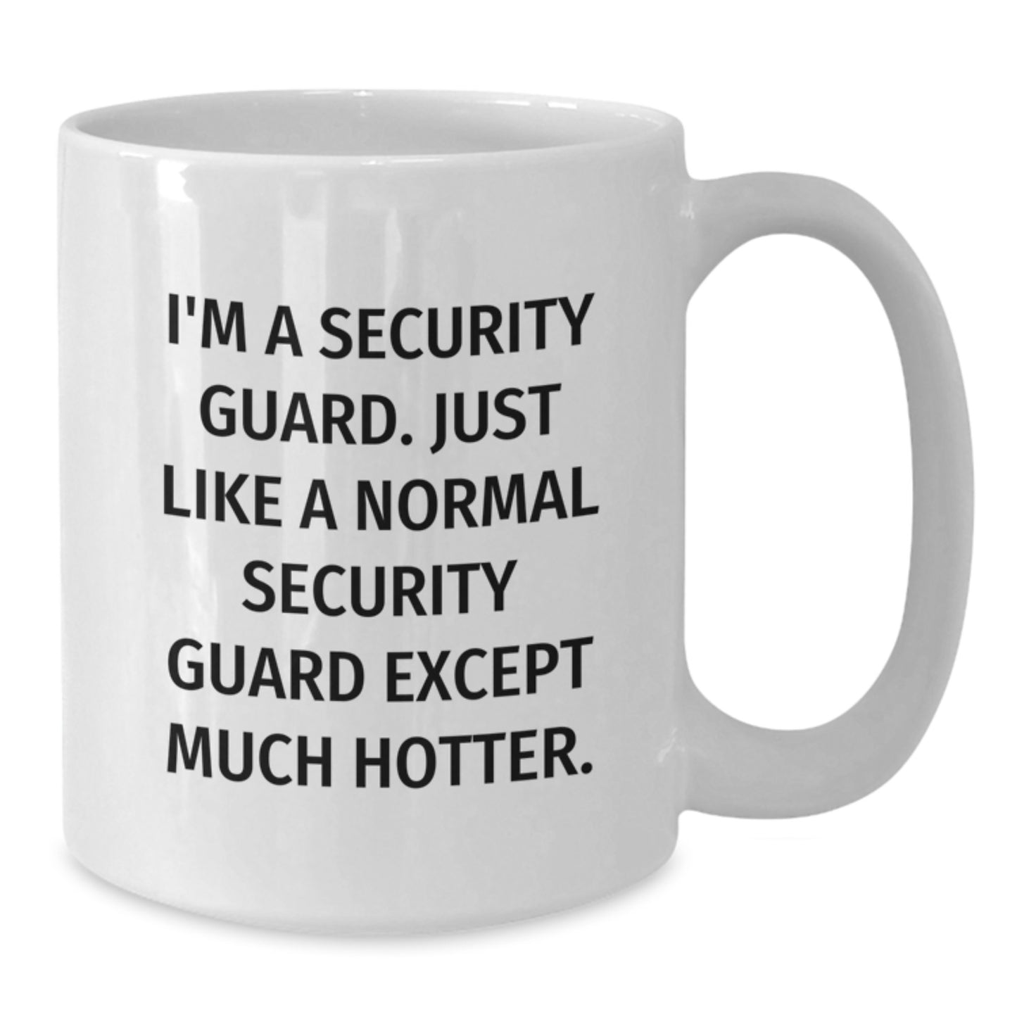 Security Guard White Mug Idea for Coworkers Office Birthday Gift - Additional
