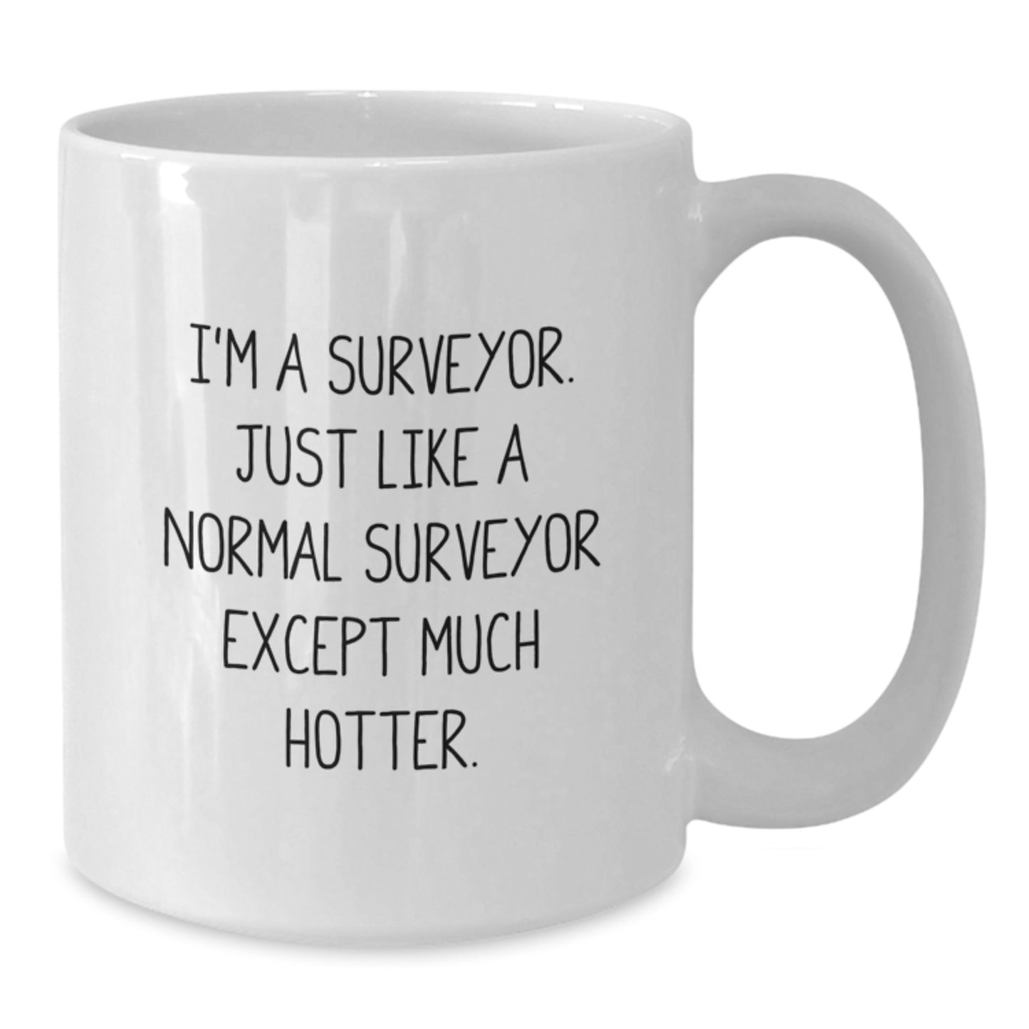 Surveyor Keepsake White Coffee Mug Birthday Gift for Him - Additional
