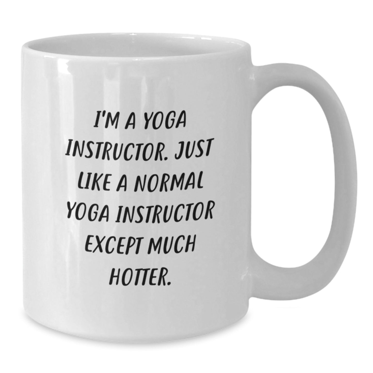 White Ceramic 11oz Mug – Yoga Instructor Birthday Gift for Best Friend - Additional
