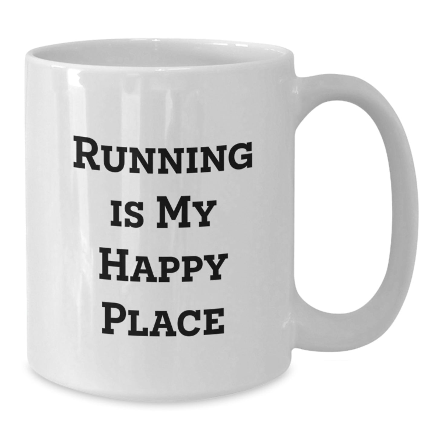 Running Keepsake Mug for Him Birthday Gift White 11oz Ceramic Microwave - Additional