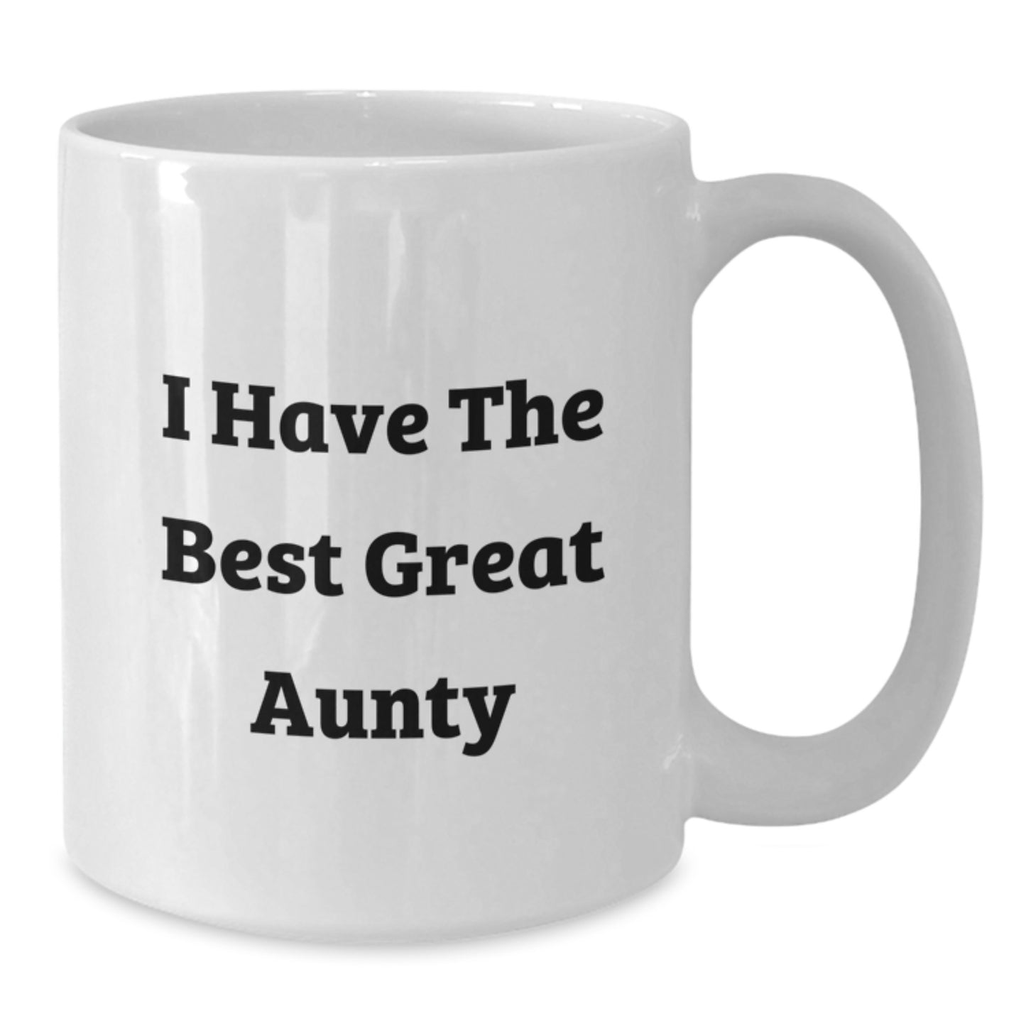 Funny Aunty Gifts from Family, White Coffee Mug for Great Aunty, Inspirational Quote, Unique Graduation Unique Gifts for Aunty - Additional
