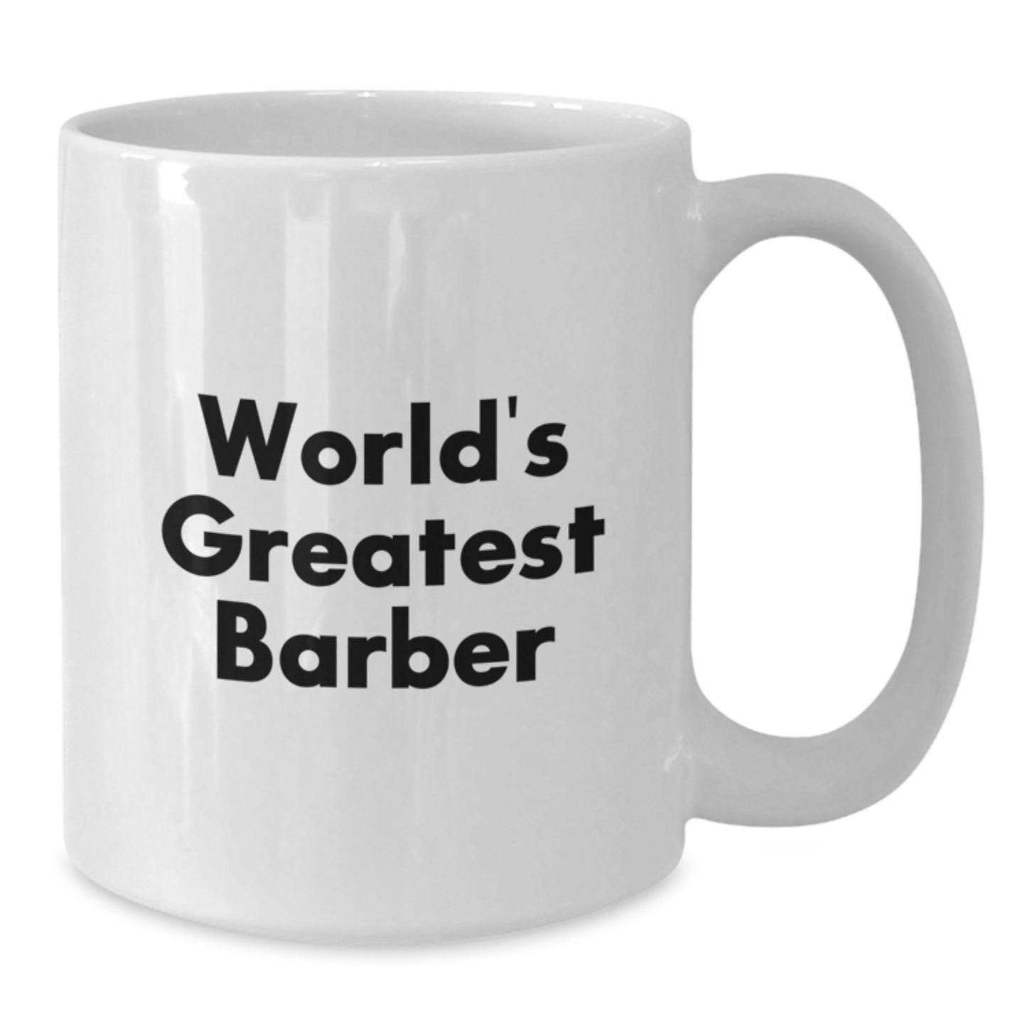 Funny Gifts from Men - World's Greatest Barber White Coffee Mug for Dad on Father's Day, Unique Barber Shop Gift Ideas, White Ceramic Mug for Coffee Lover - Additional