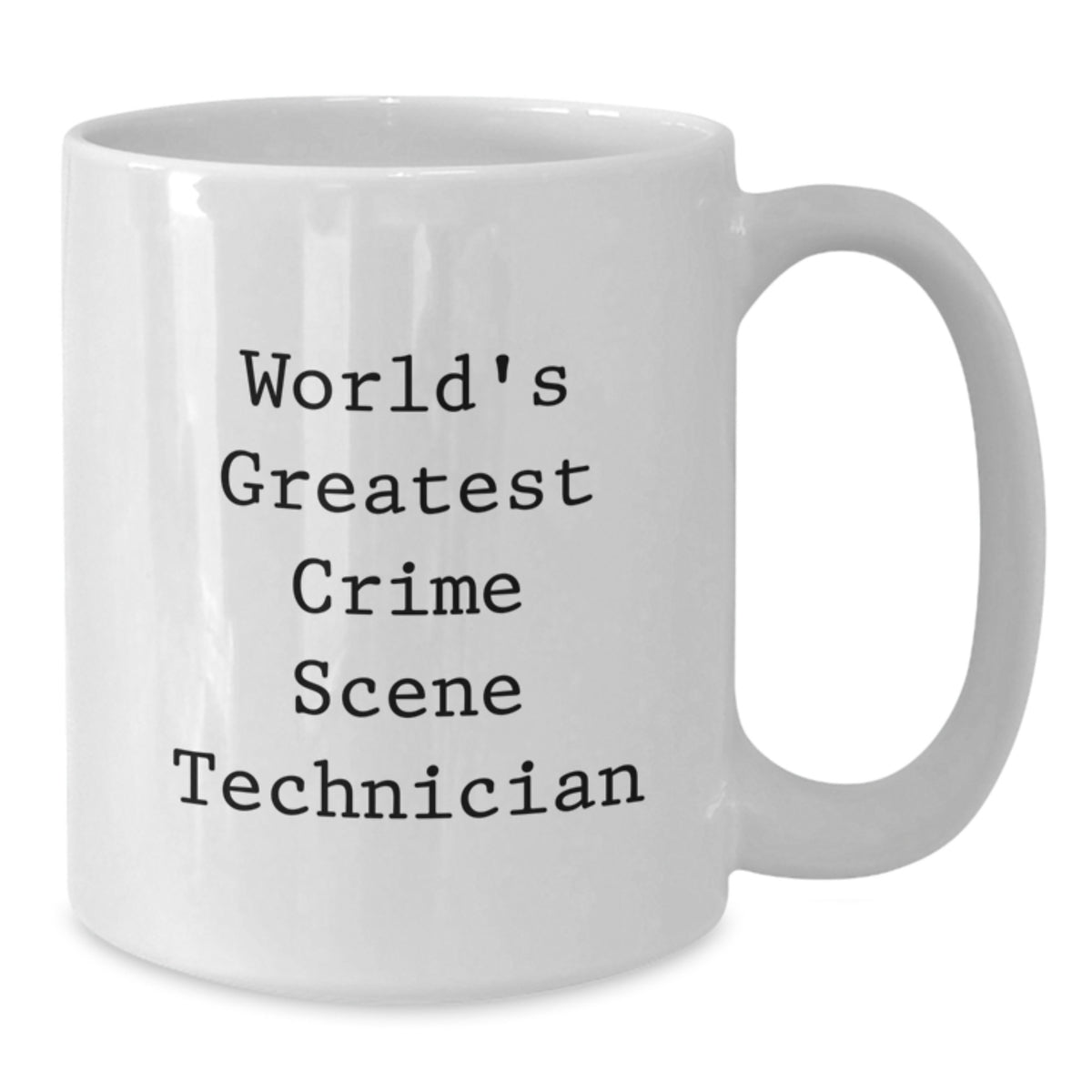 Crime Scene Technician Gift for Him - World's Greatest Keepsake Mug - Additional