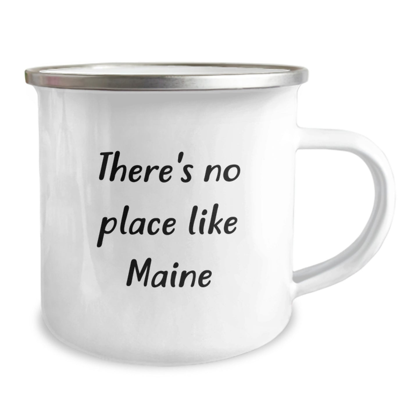 Maine Camping Mug, Funny Quote 'There's No Place Like Maine' Graduation Unique Gifts for Friends, Family, Coworkers from Maine Enthusiast - Image 2