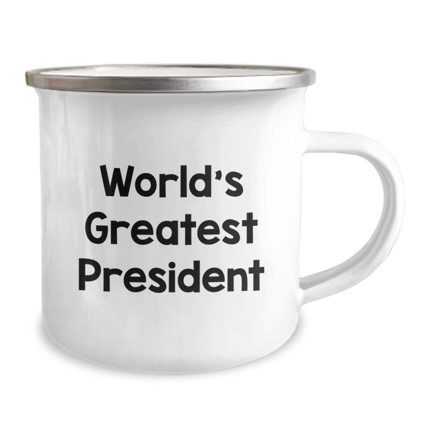Funny World's Greatest President Gifts for President Men - President Camping Mug for Graduation Unique Gifts from Family - Image 2