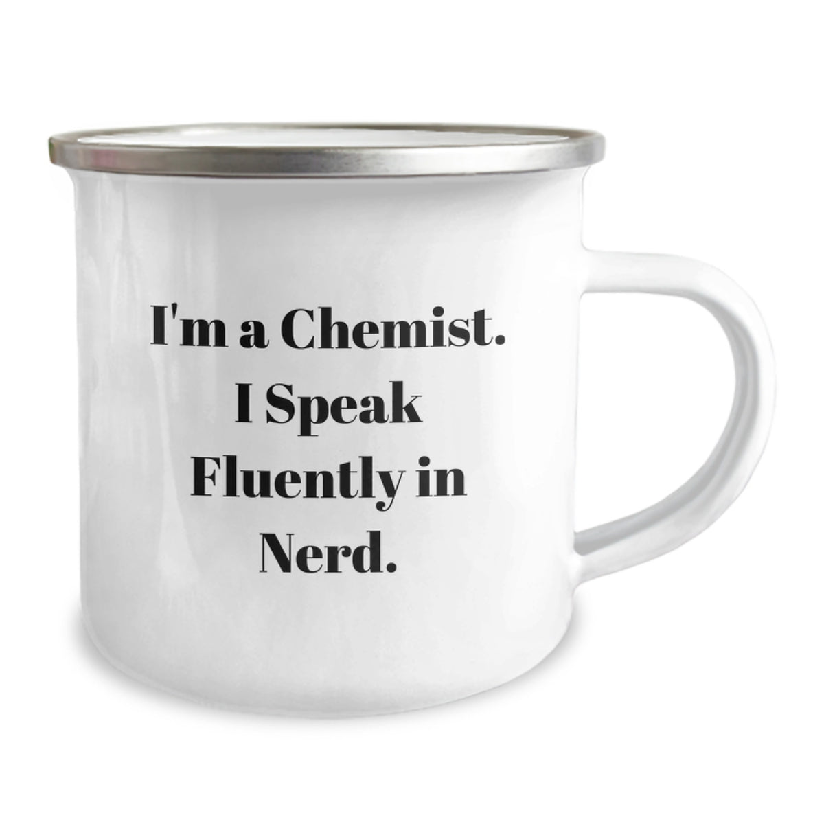 Funny Chemist Gifts from Friends, Unique Birthday Unique Gifts for Chemist, Camping Mug with 'I'm A Chemist. I Speak Fluently In genius. - Image 2
