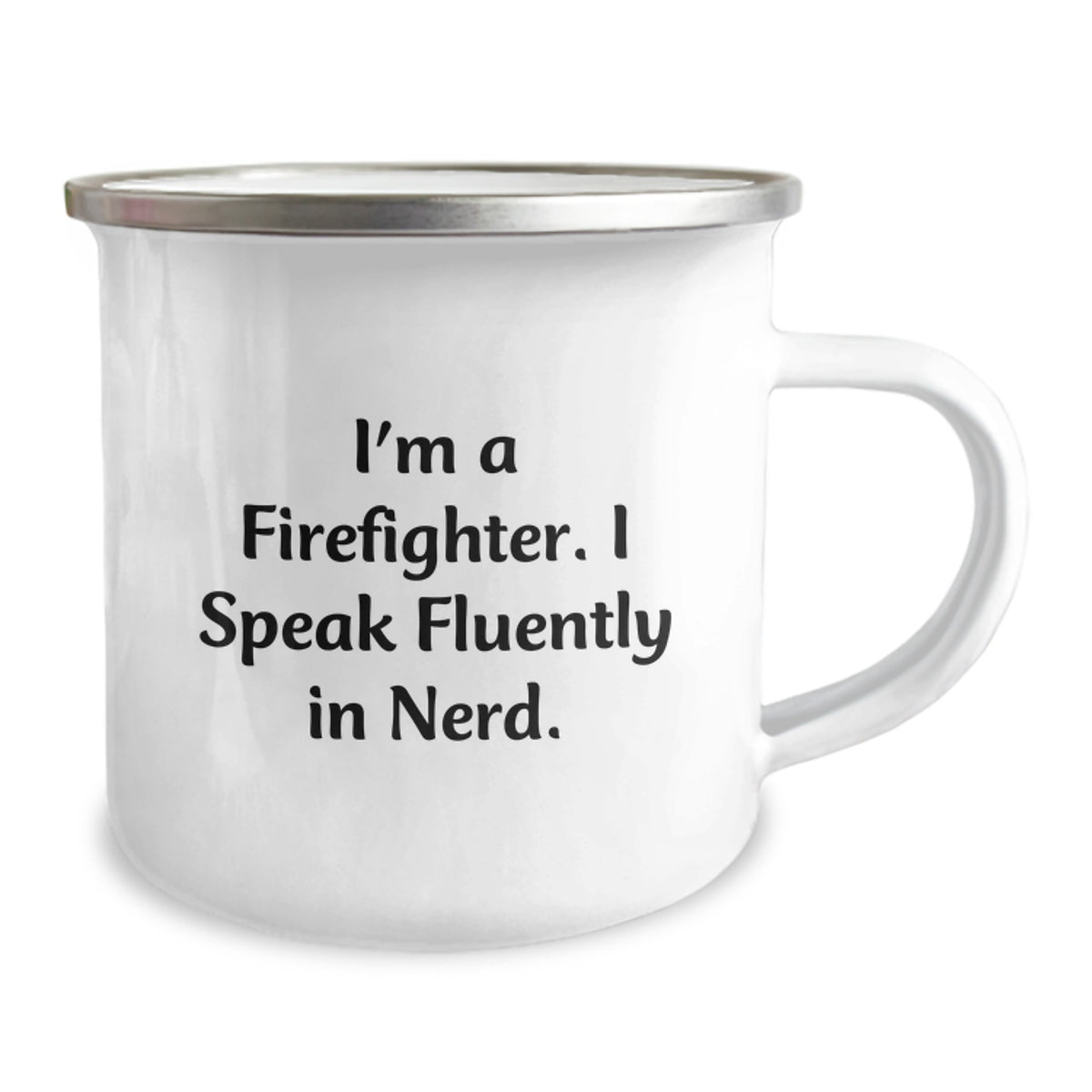 Funny Firefighter Gifts from Friends - I'm A Firefighter. I Speak Fluently In genius. Birthday Unique Gifts for Firefighter Men - Image 2