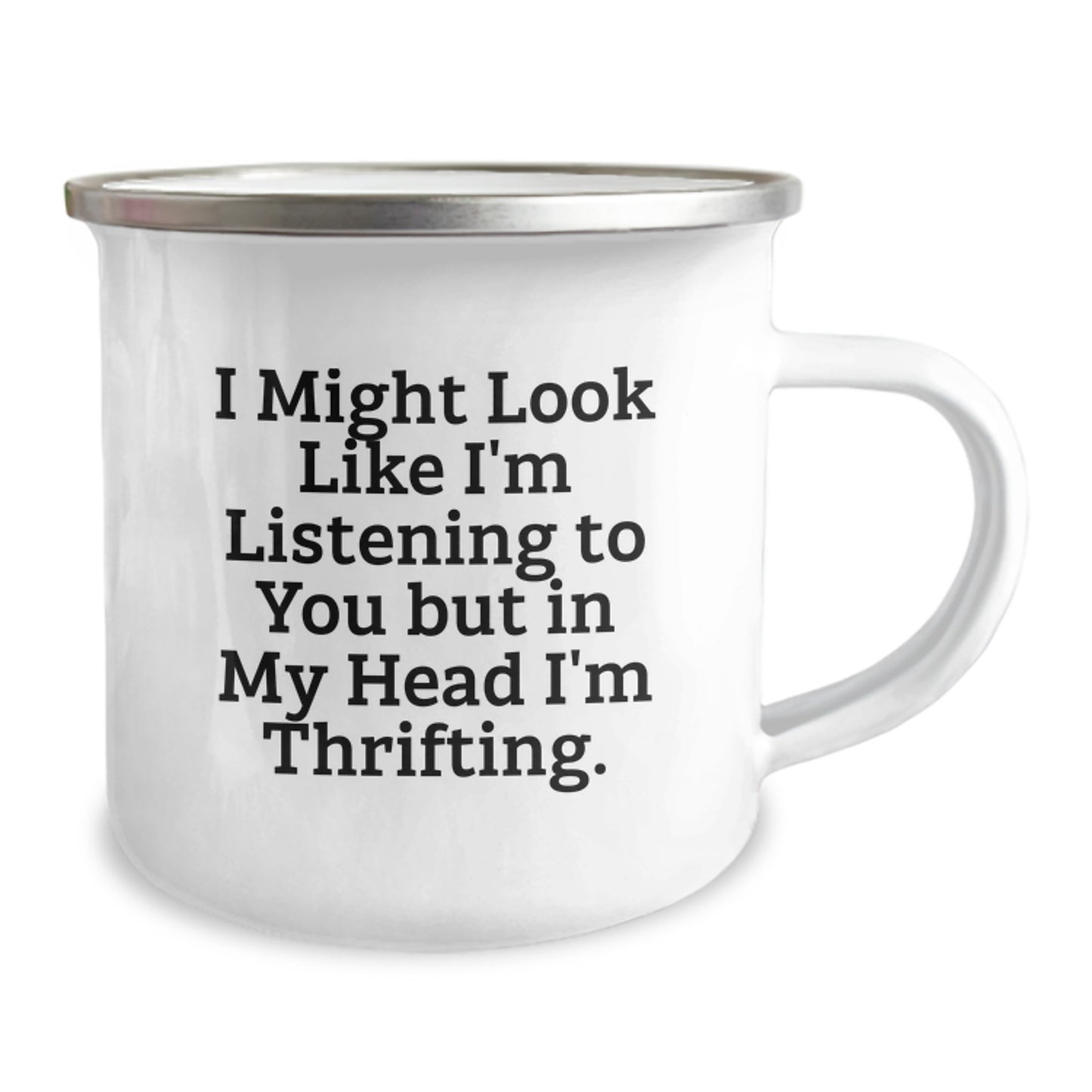 Funny Thrifting Quote Camping Mug Gifts from Friends for Thrifting Lovers Birthday Unique Gifts - Image 2