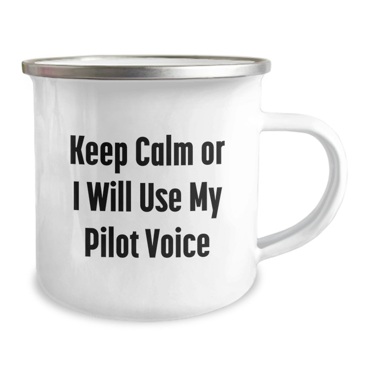 Christmas Gift for Her - Keep Calm Present with Pilot Voice Quote - Image 2