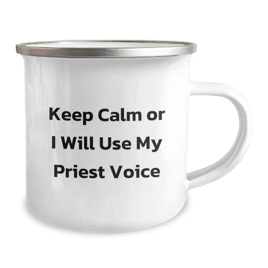 Funny Priest Camping Mug Gifts from Men to Father's Day Unique Unique Gifts for Priest - Image 2