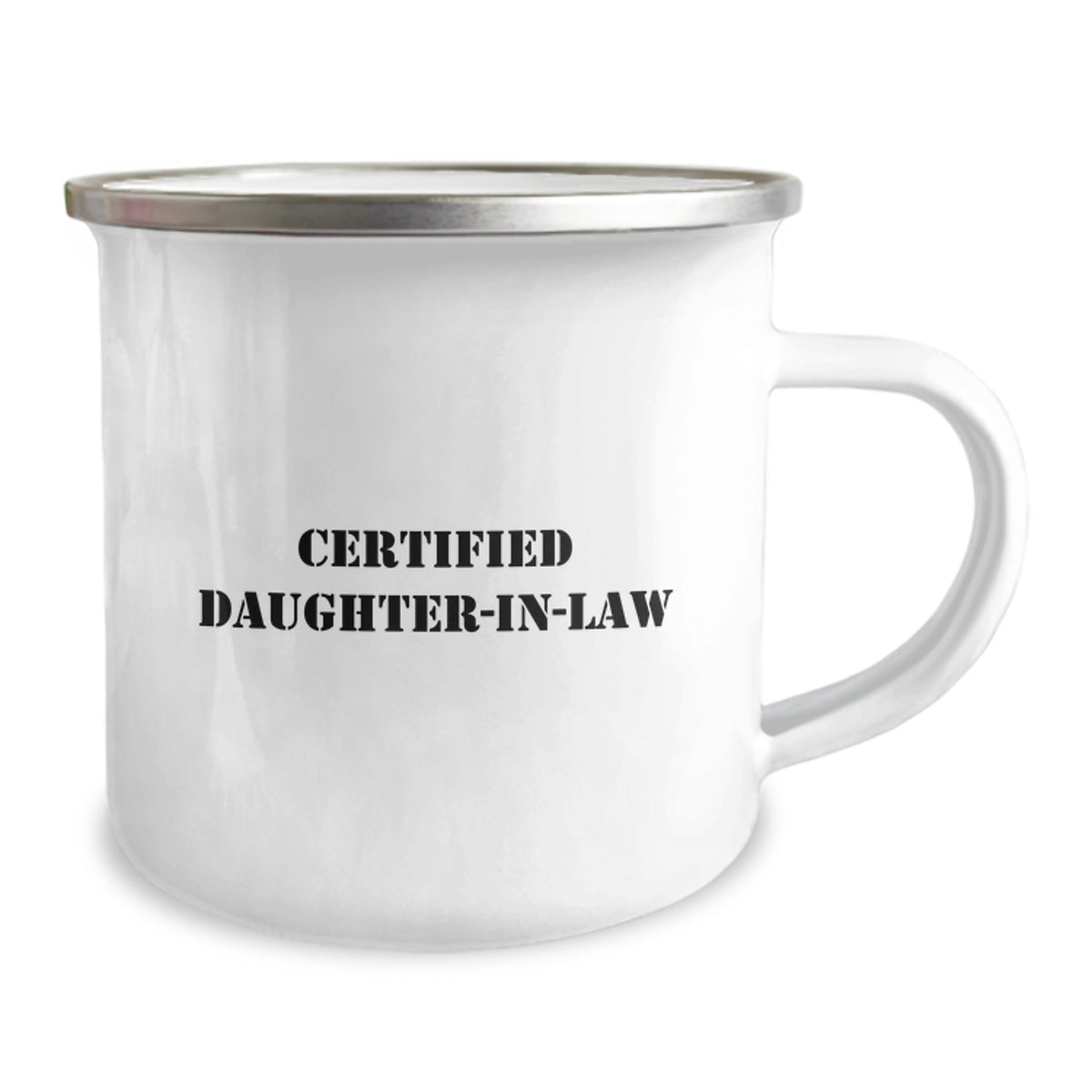 Funny Daughter-in-law Gifts for Her Birthday - Camping Mug, Gifts from Mom to Daughter-in-law, Certified Daughter-in-law Humor - Image 2
