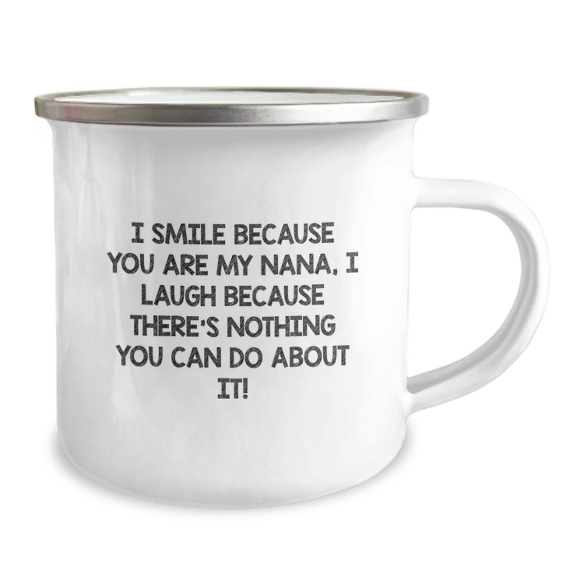 Christmas Gift for Her Playful Nana Camping Mug with Humorous Saying - Image 2