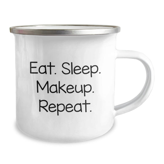 Funny Makeup Lover's Gifts from Friends and Family - Eat. Sleep. Makeup. Repeat. Christmas Unique Gifts for Makeup Enthusiasts - Image 2
