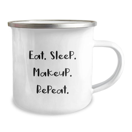 Funny Makeup Lover's Camping Mug Gifts from Friends for Makeup Enthusiasts This Christmas - Image 2