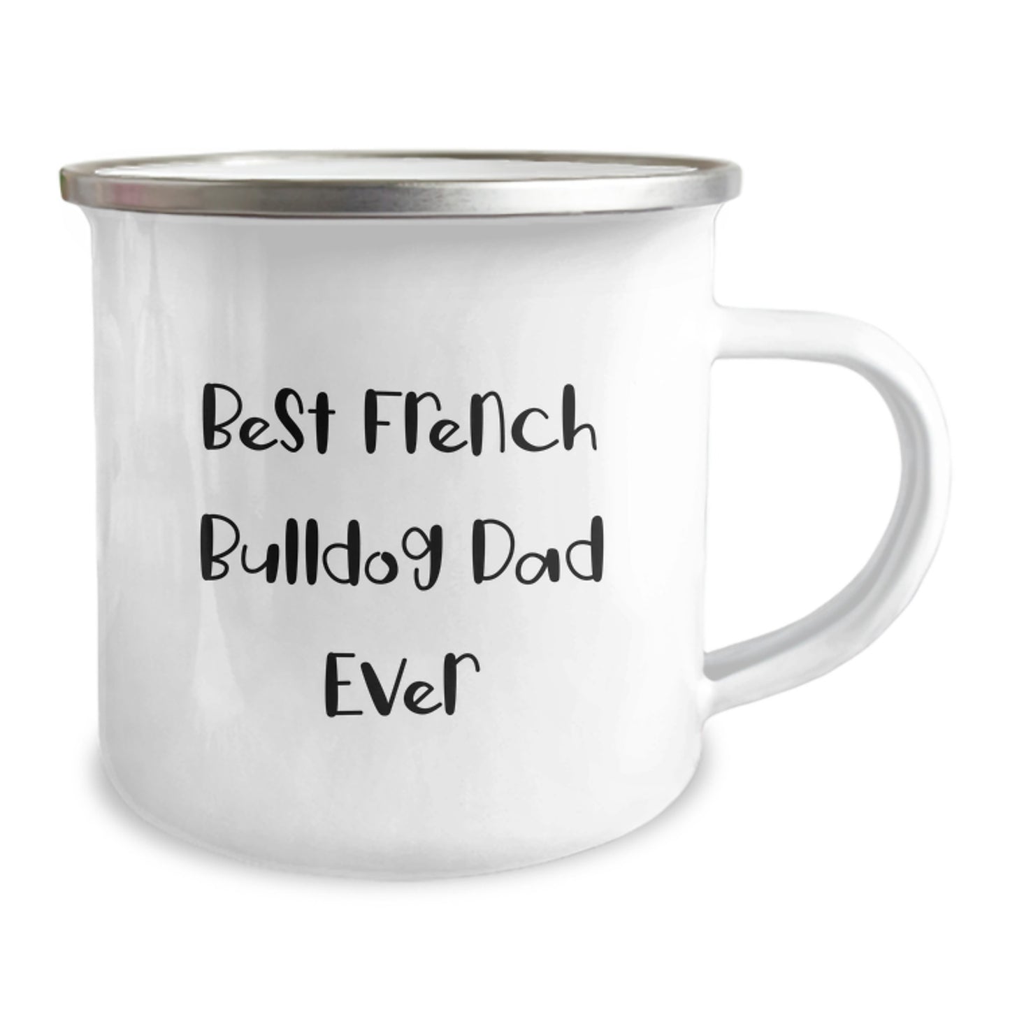 Funny French Bulldog Dad Camping Mug Gifts for Men from Women on Valentine's Unique - Image 2