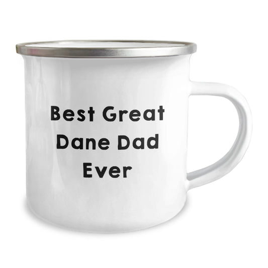 Funny Great Dane Dog Lover Gifts from Dad to Great Dane Dog Dad Valentine's Unique Camping Mugs - Image 2