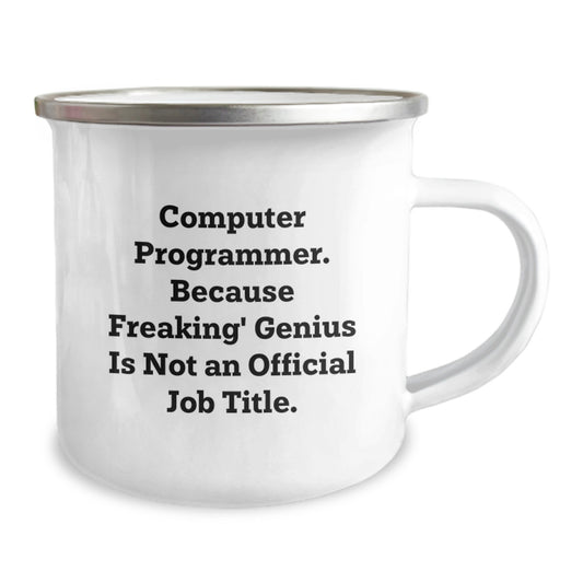 Computer Programmer Keepsake Camping Mug for Him Graduation Gift - Image 2