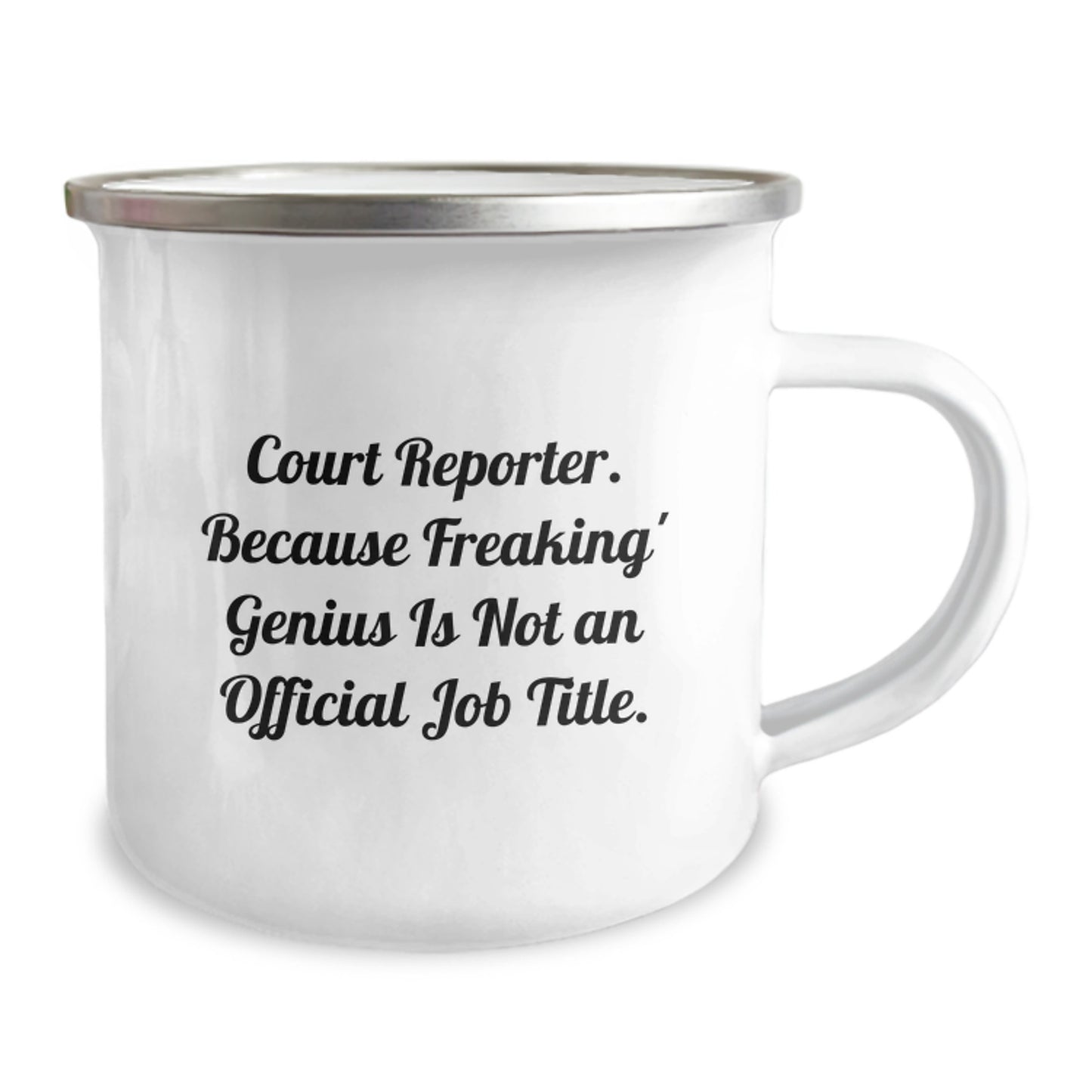 Funny Court Reporter Gifts from Friends, Court Reporter Humor Camping Mug for Men, Perfect Graduation Unique Gifts for Court Reporter - Image 2