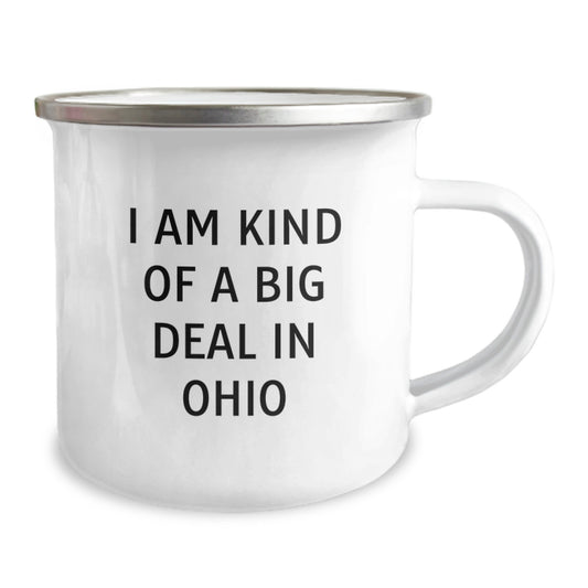 Funny Ohio Gifts from Friends Men - I Am Kind Of A Prime Selection In Ohio Camping Mug for Dad - Image 2