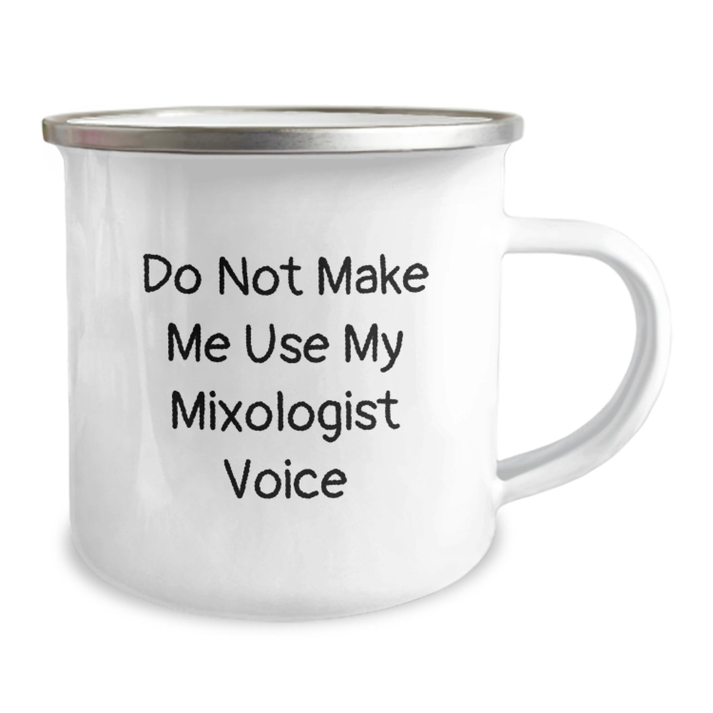 For Him Keepsake Birthday Gift Camping Mug 12oz with Mixologist Voice - Image 2