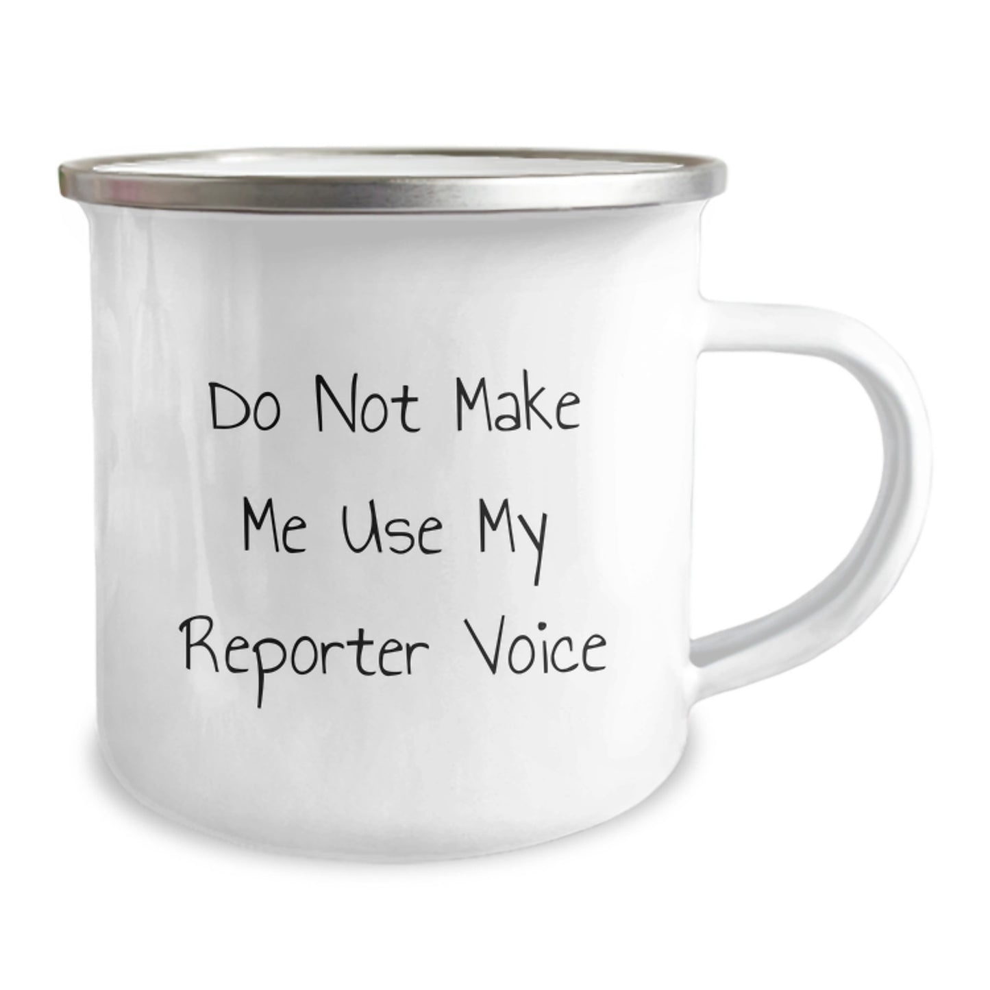 Sassy Reporter Camping Mug Novelty for Friends Birthday Gift - Image 2