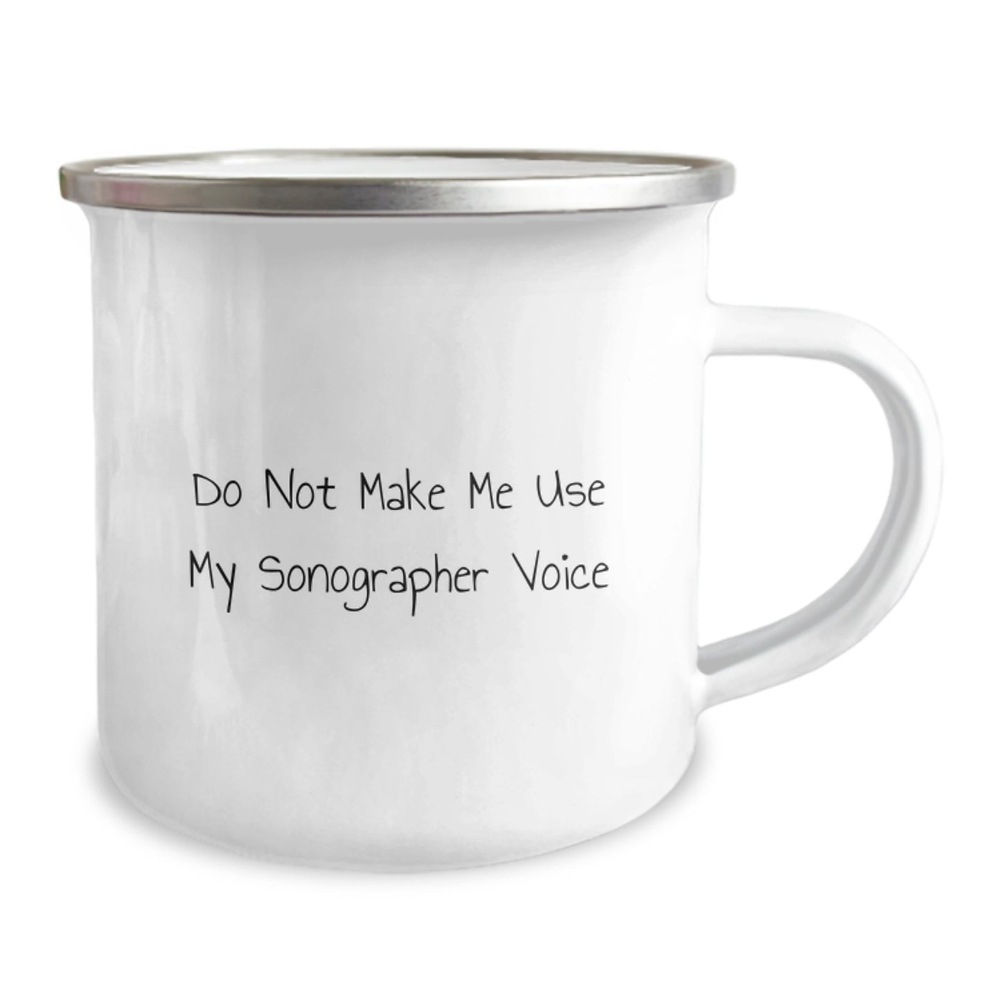 Sonographer Mug for Him Birthday Gift With Quote Stainless Steel 12oz - Image 2
