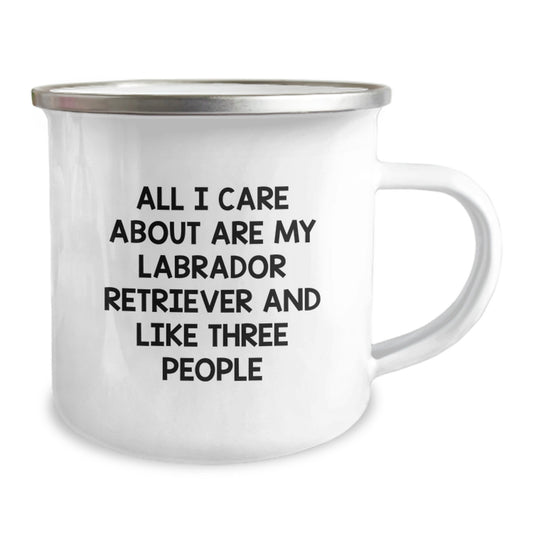 Funny Labrador Retriever Dog Gifts from Men for Birthday Unique Gifts - Labrador Retriever Dog Lover Camping Mug for Coffee - Image 2