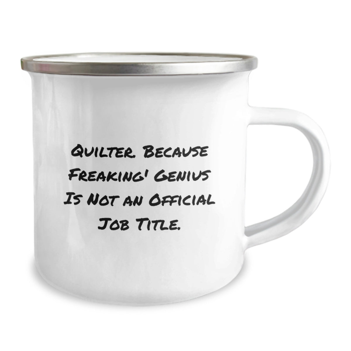 Quilter Gift for Him - A Witty Keepsake Camping Mug - Image 2