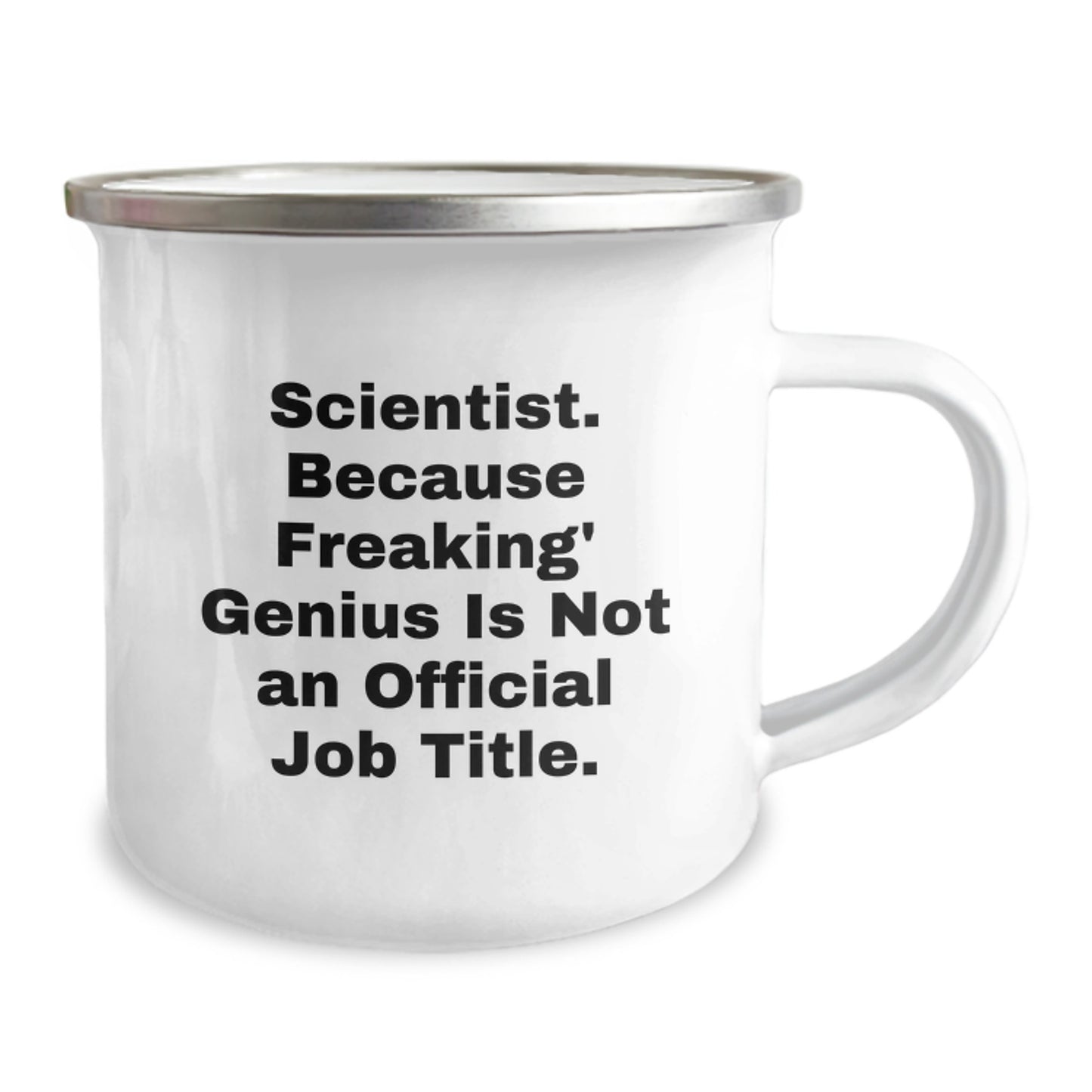 Scientist Keepsake Camping Mug Birthday Gift for Him - Image 2