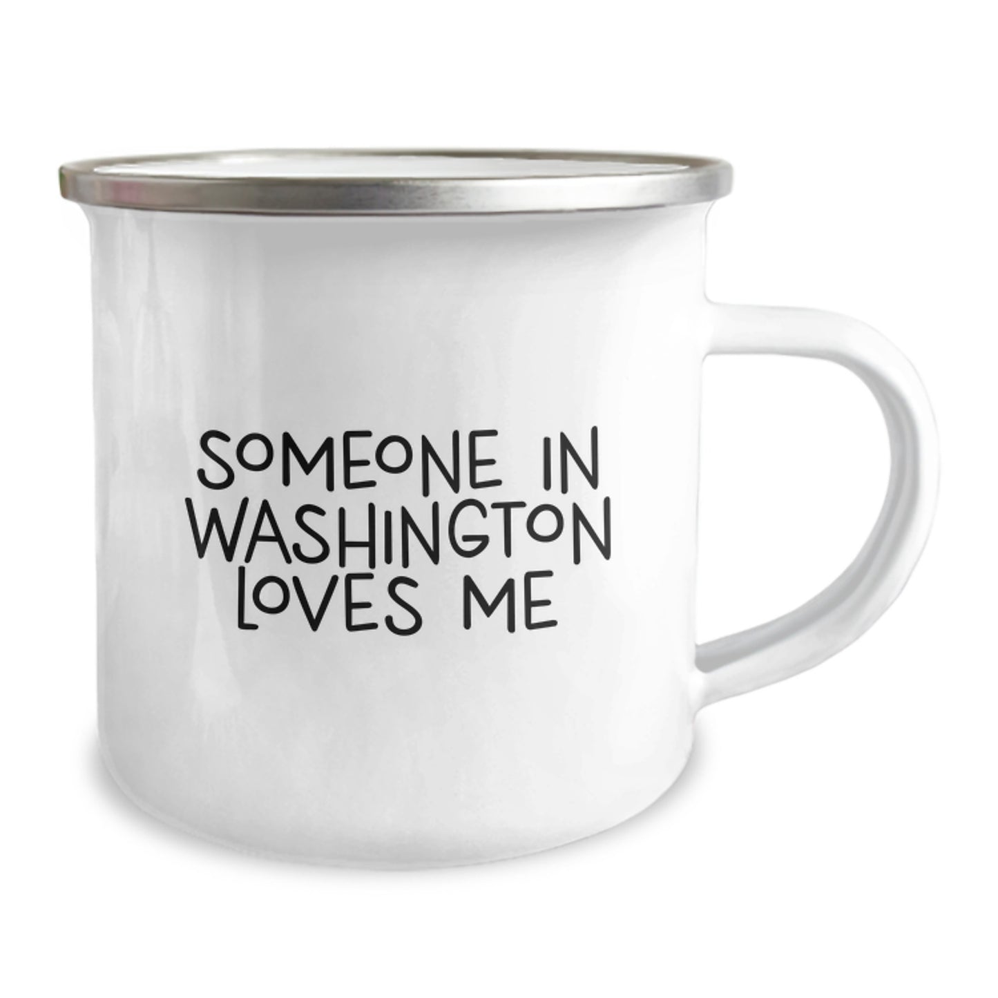 Washington Camping Mug - Someone In Washington Loves Me - Funny Quote, Unique Valentine's Gifts from Friends for Loved Ones in Washington - Image 2