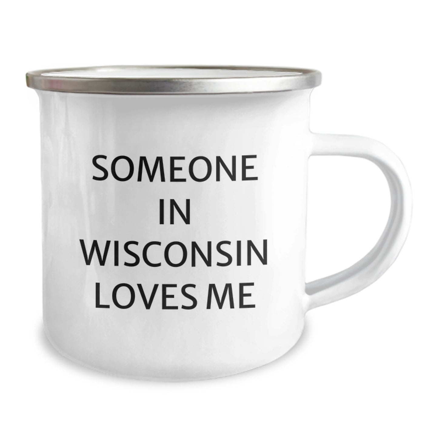 Wisconsin Camping Mug Gifts from Someone Who Loves You, Funny Quote for Valentine's Lover, Unique Camping Gifts for Men and Women - Image 2