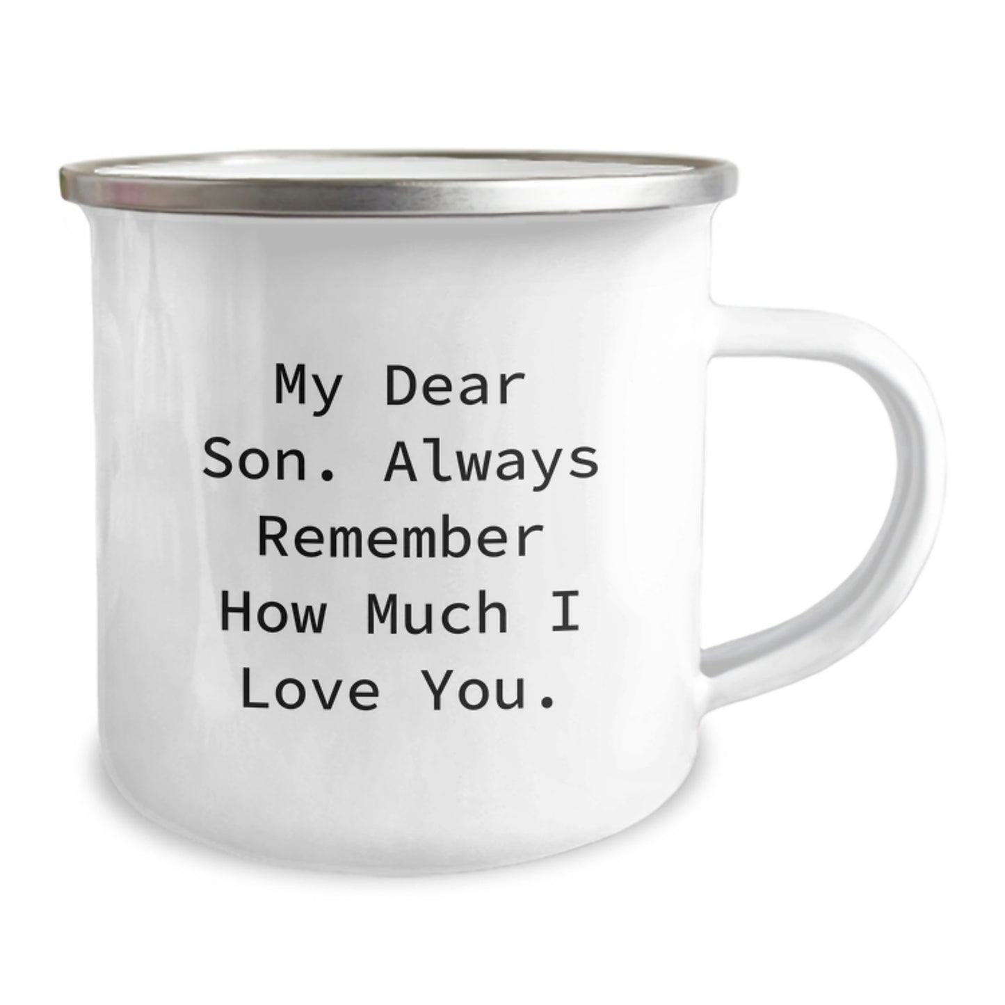 Funny Son Camping Mug Gifts for Son from Mom, Perfect for Graduation Unique Gifts Son Love - Image 2