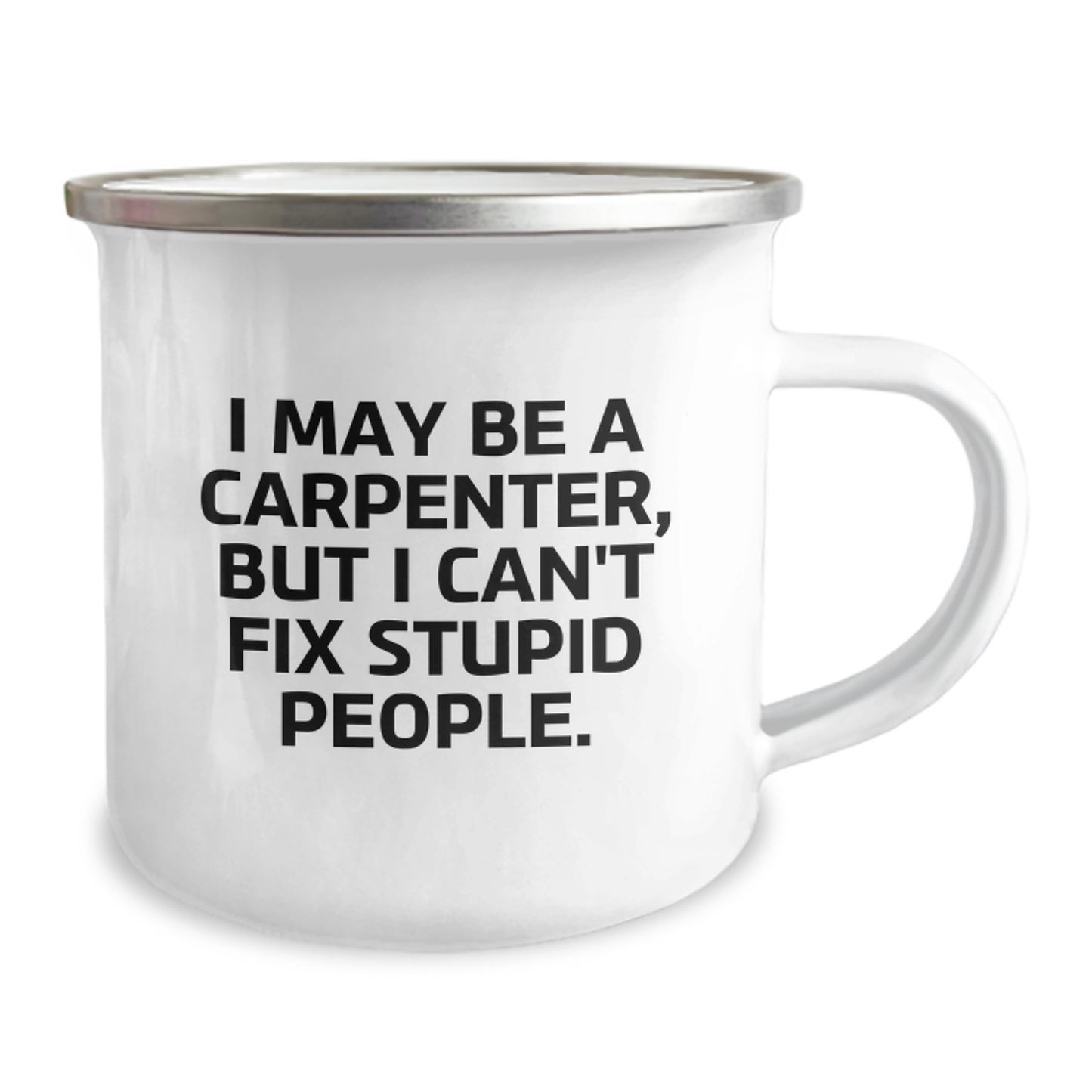Carpenter Novelty Camping Mug for Friends Quirky Birthday Gift - Image 2